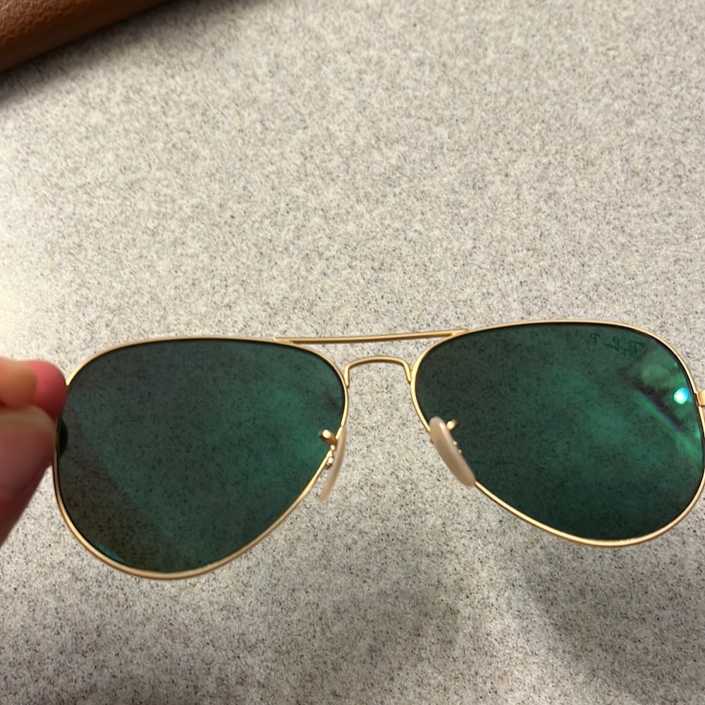 Ray Ban Green mirrored sunglasses polarized - Picture 4 of 5